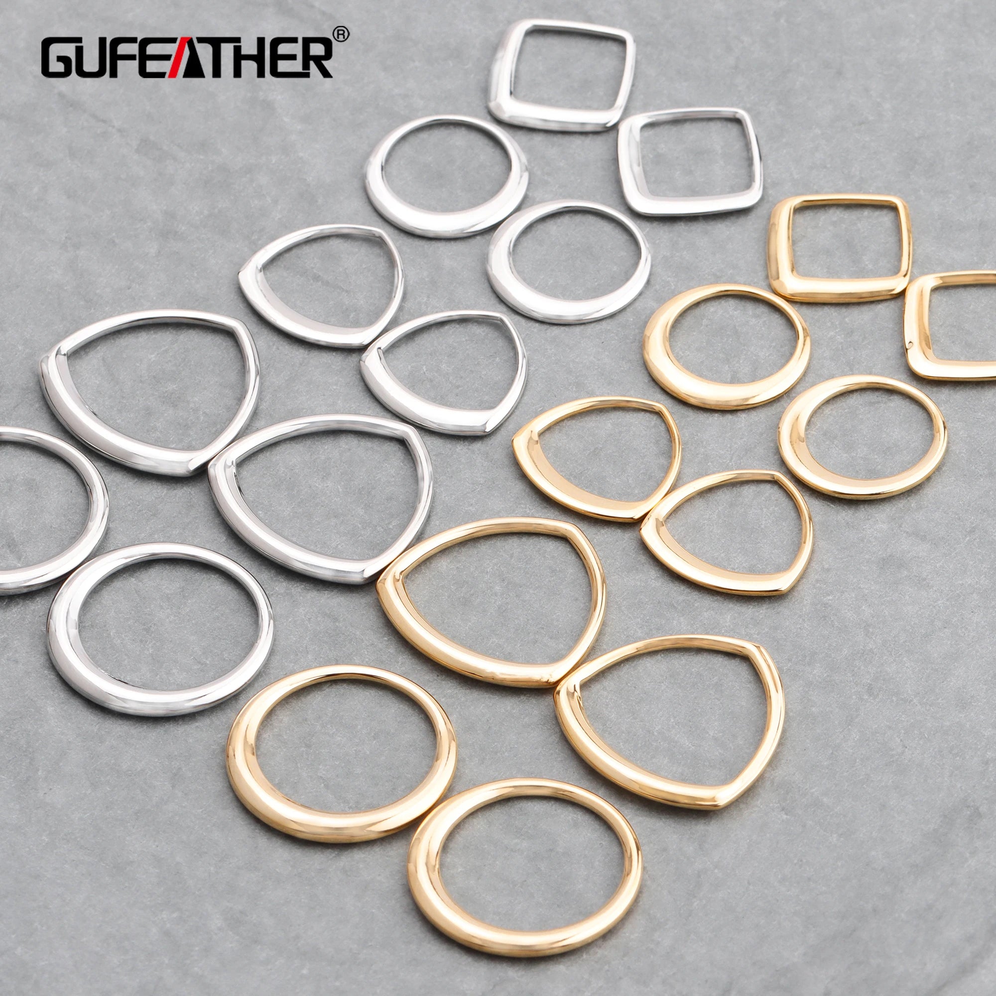 M714  Jewelry Accessories18k Gold Rhodium Platedconnectorcopper Metalpass REACHnickel Freediy Earrings20pcs/lot