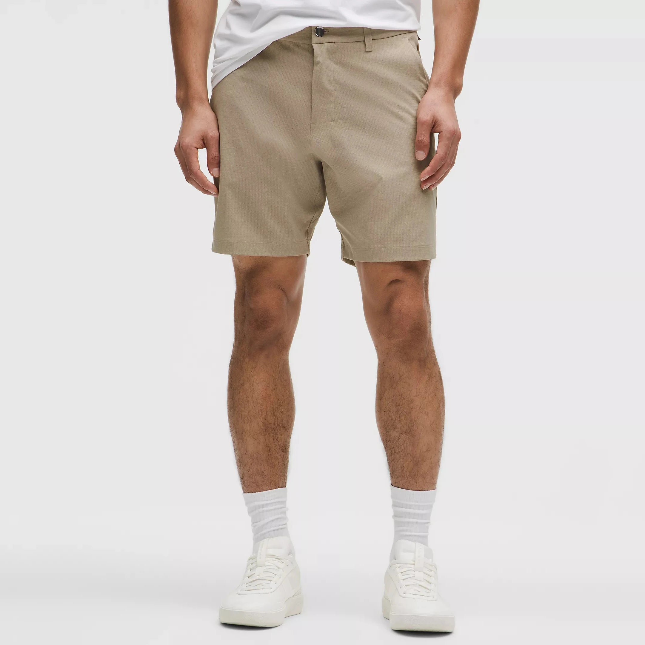Factory Men's Classic Fit 7" Woven Casual Shorts 4 Way Stretch Quick Dry Shorts
