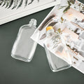 100pcs Crown Cap Rectangle 100ml Empty Glass Bottles with Screen Printing for Milk Juices Tequila and Carton Packaging