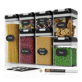 5/6/7Pcs Hot Sale High Quality Airtight Food Storage Container Set With Lid