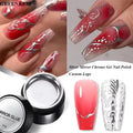 6ml New Metal Silver Nail Painting Gel Popular Silver Mirror Chrome Metallic Nail Paint Metallic Gel Nail Polish
