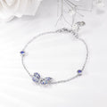 Grace Jewelry Wholesale 925 Sterling Silver Gold Plated Butterfly Custom Logo Trending Women Luxury Fine Jewelry Bracelet Girls