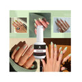 Factory Price New Product 15Ml 2-Layers Color Misty Forest Rubber Base Uv Gel Polish Hard Nail Base Coat With Logo Custom