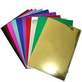 50*70 cm Foil Cardstock Art Craft Paperboard Mirror Effect Card Stock Wrapping Paper Sheets