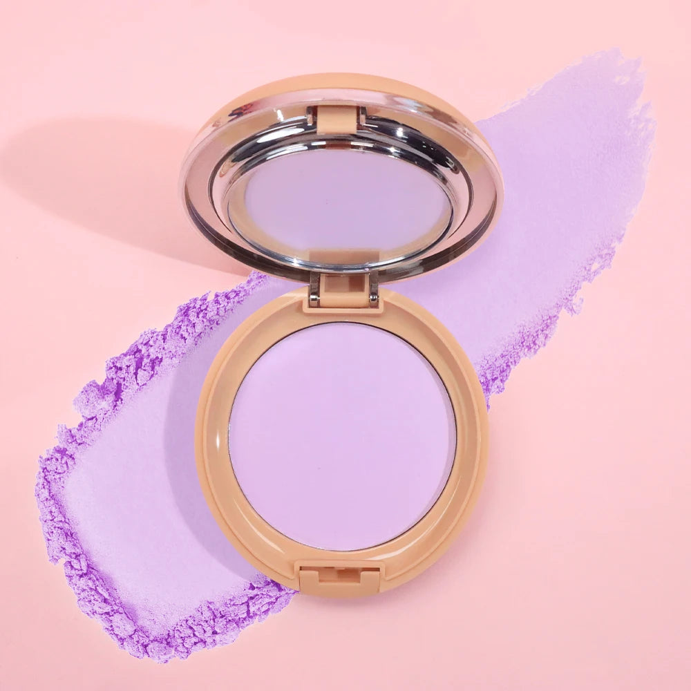 Bulk Talc-Free Translucent Violet Setting Powder Oil Control Face Foundation Pressed Powder Lightweight Waterproof Matte Makeup