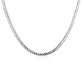 Alloy Width 5MM LENGTH 20 INCHES Side TRIANGLE SNAKE CHAIN Necklace and Bracelet Gold and Silver Two Colors Men