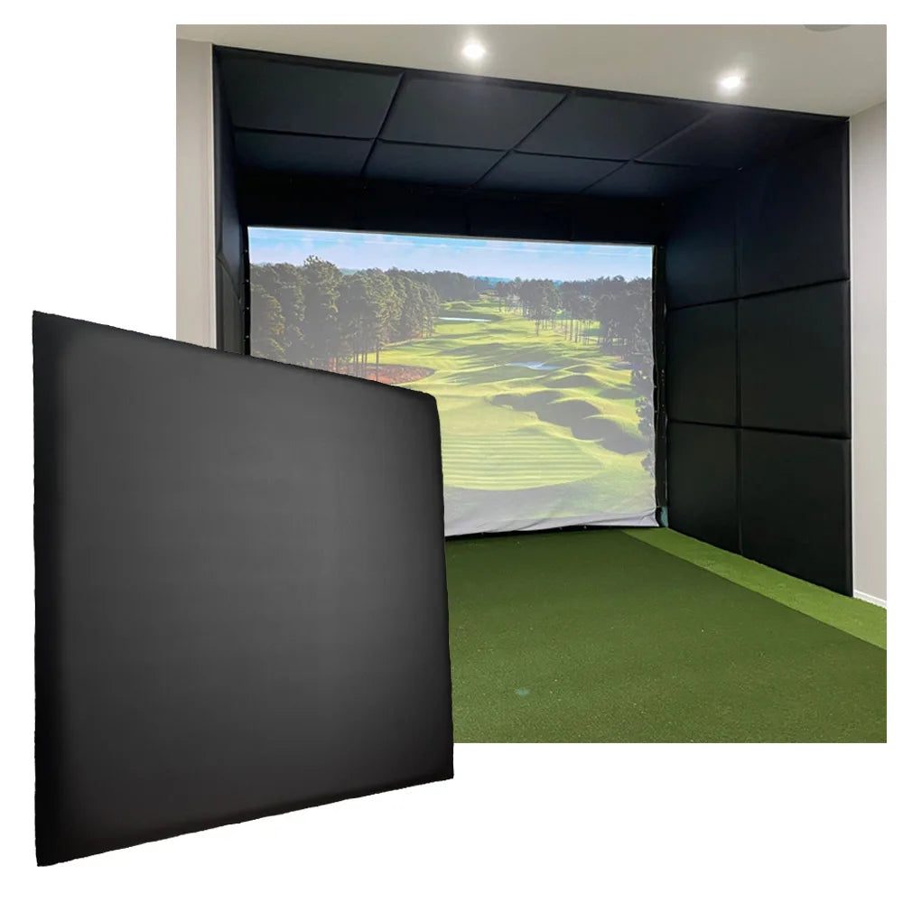 TB117 Certified Commercial Grade Golf Wall Padding-High-Density Golf Simulator Impact foam-Soundproof Padding Modern for Studio