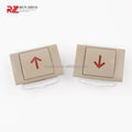 Elevator COP LOP Stainless Call Push Button A4J44916 A4N44917 24V Size 36.5*32.5mm Car Call Button