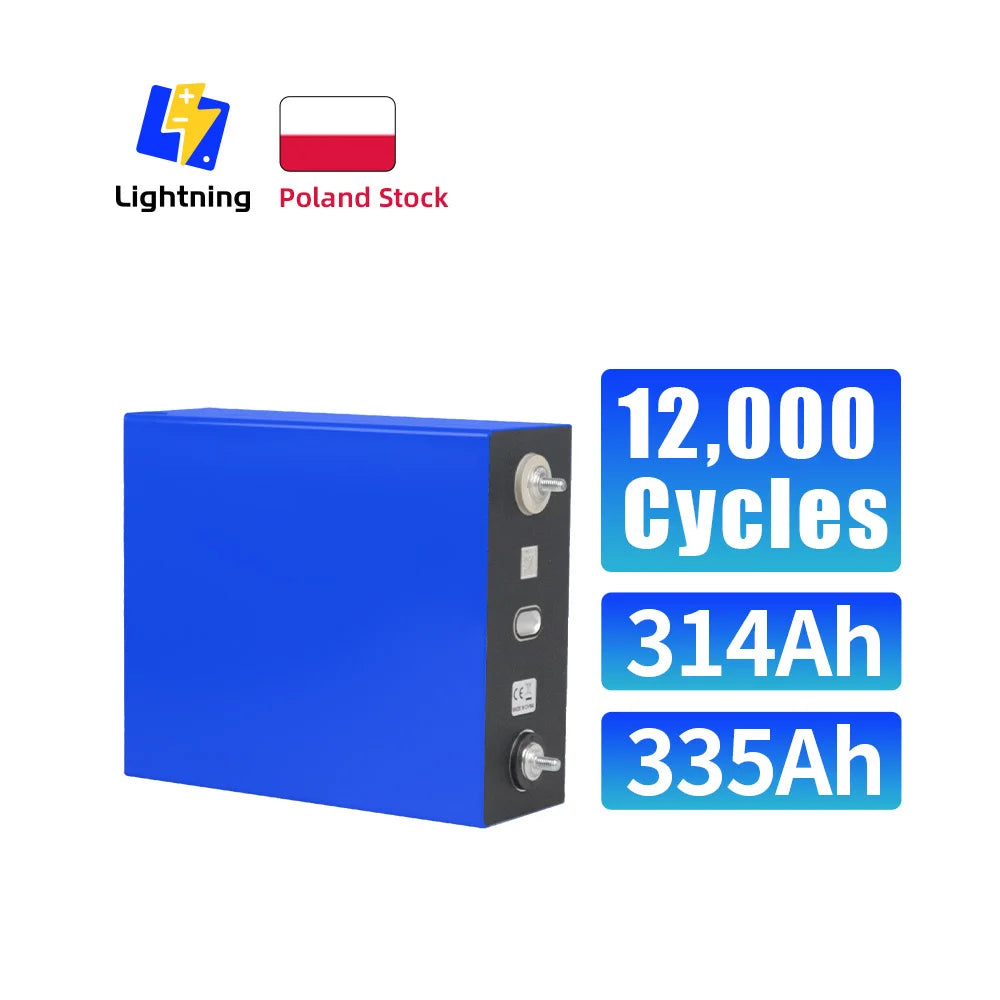 GoKWh Poland Stock 48V 51.2V 16S 280AH 320AH 314Ah 340Ah 324Ah LiFePO4 Battery DIY Empty Box LiFePO4 Battery Smart Camping Box
