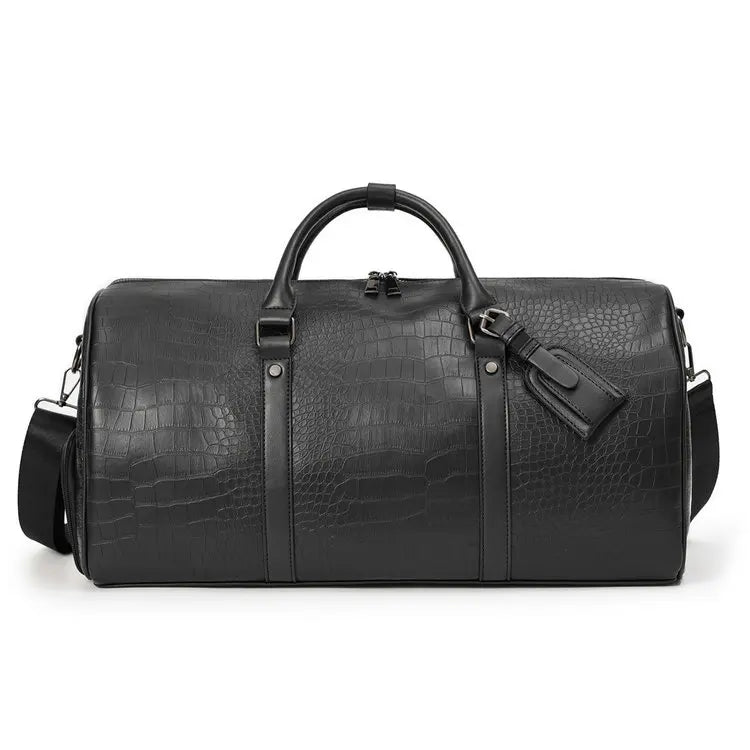 Large Pu Leather Sport Side Chest Sling Crossbody Luggage Travel Shoulder Messenger Bag for Men Women Other Case