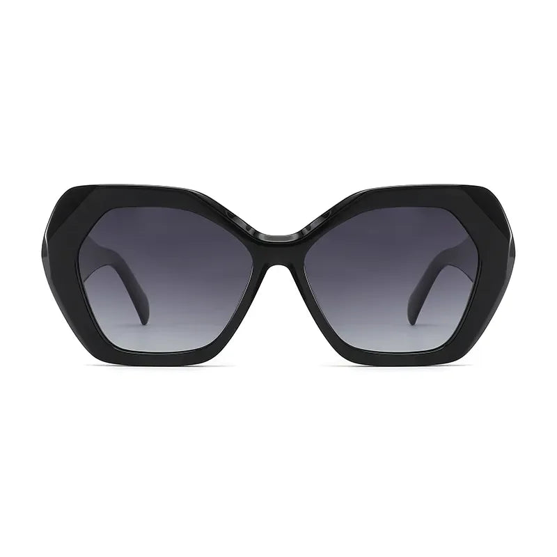 Fashion Women Big Frame Acetate Private Label Designer Polarisedr Private Label Sunglasses