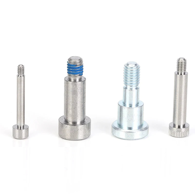 For ISO7379 M3-M6 Metric Cheese Head Plain Finish Stainless Steel Precision CNC Standard Thread Shoulder Screw