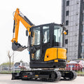 Multi Function China Mini Excavator 1 Ton Excavators Hydraulic Crawler With CE Kubota Engine