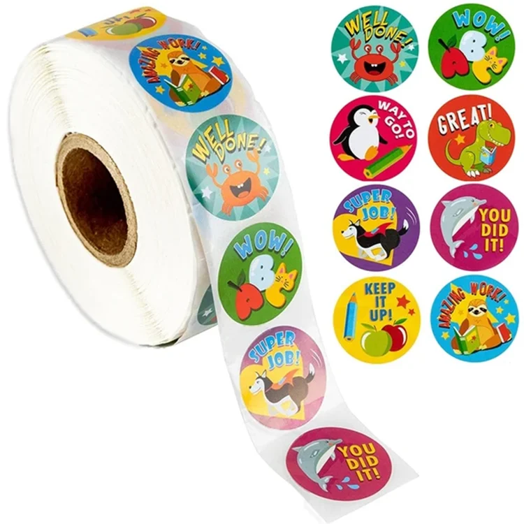 Custom Printing Label Waterproof Jar Usage Vinyl Sticker Roll