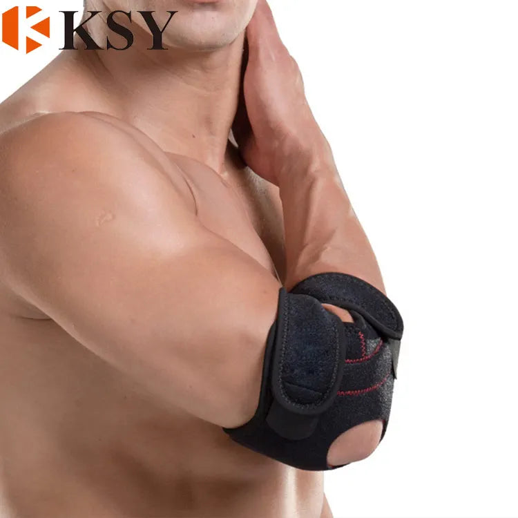 Black Neoprene Elbow Support Bandage / Elbow Protector