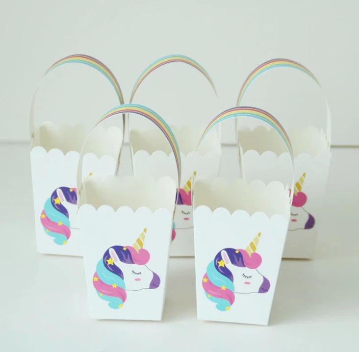 Wholesale Wave-edged Bag unicorn Snack Bags Gift Paper Bag