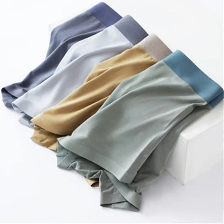 Support Wholesale Men Underwear Boxer Briefs Cotton Spandex Print Underwear Men Boxer
