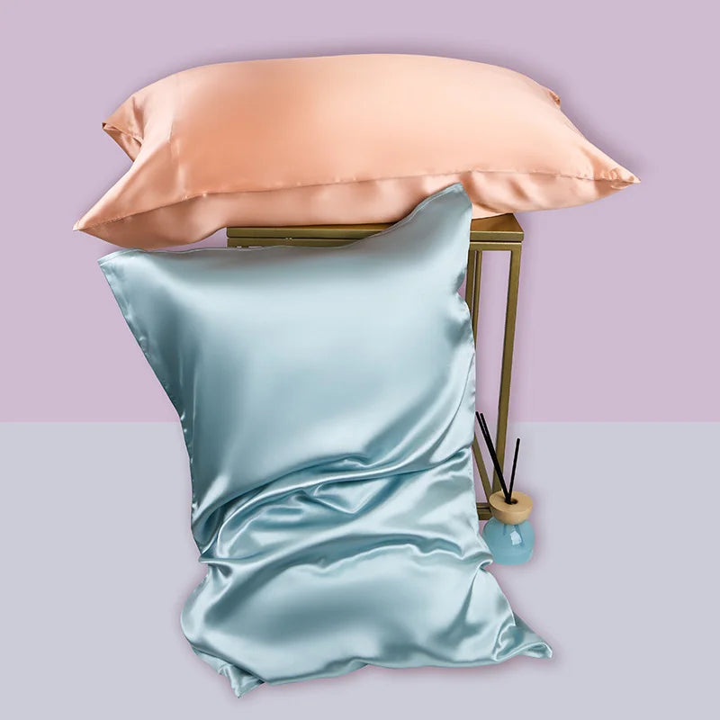 19  Momme Washable Luxury Pure 100% Mulberry Natural Silk Pillowcase with Zipper or Envelope Silk Pillow case