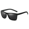 2023 New Style Custom Logo Cycling Polarized Sports Sunglasses for Men Square Frame in Silver Gray Tea with Tac Lenses