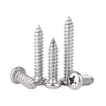 Stainless Steel DIN7981SS304 SS316 Cross Recessed Pan Head Self Tapping Screws