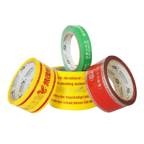 Environmental Custom Packing Tape Logo Printed Gummed Tape for Carton Sealing Moving Office Tape Gun Refills