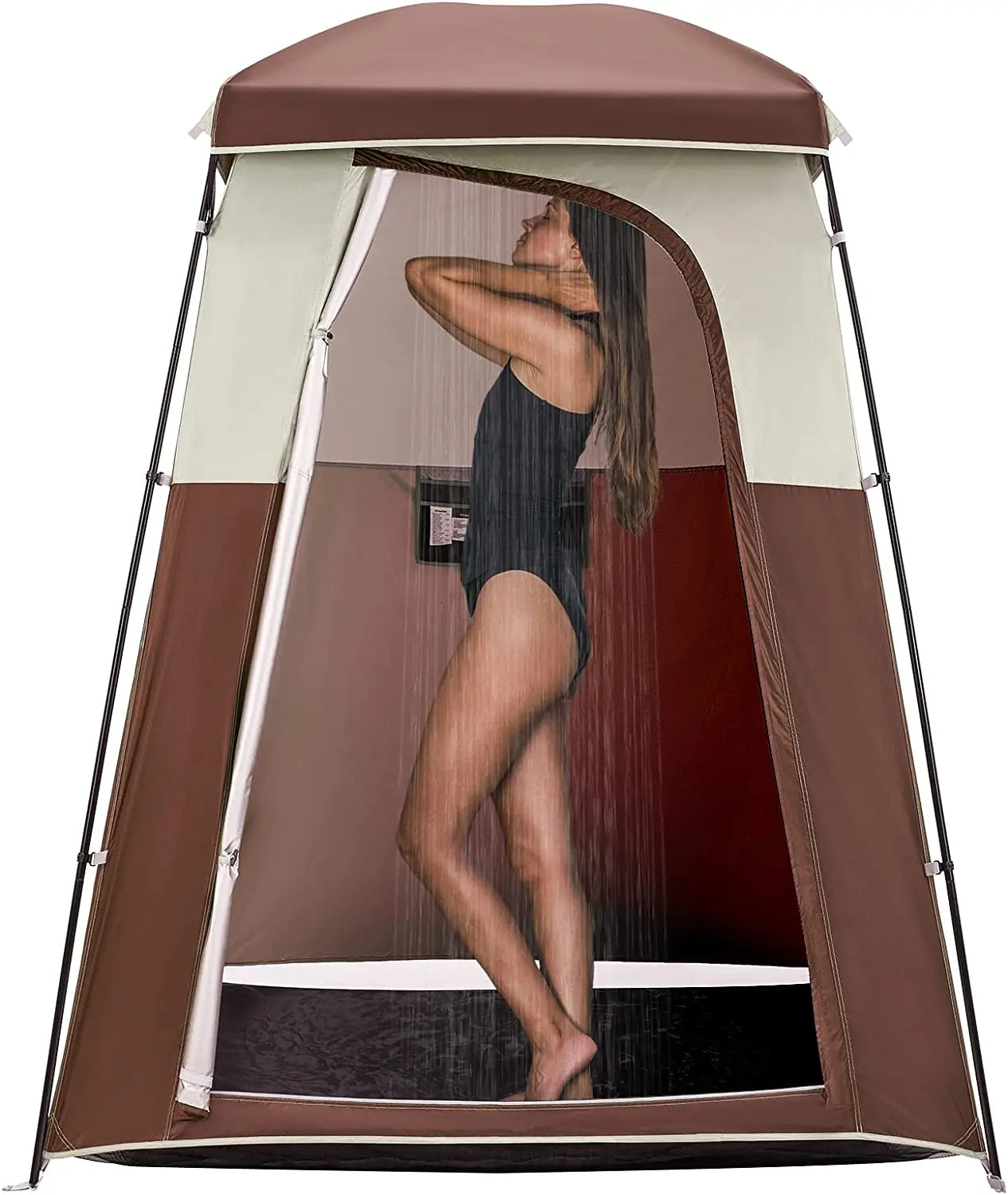 Woqi Privacy Tent Shower Tent Portable Outdoor Camping Bathroom Toilet Tent Changing Dressing Room Privacy Shelter Room for Hike