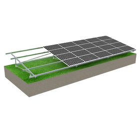 15kw Single Pole Pile Ground Stand System Adjustable Solar Mounting