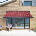 Wholesale Custom 5M Electric Retractable Outdoor Awning Waterproof Windproof Roof Window with Coated Sail Finishing for Patio