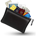 Fireproof & Waterproof Silica Gel Document Bag with Zipper Closure 550 Heat Resistance Accepts Custom Logo