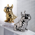 Wholesale Fashion Ceramic  Fadou Dog Tissue Box Can Be Customized for Home Decoration