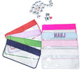 New American Style Extra Large Size Mahjong Storage Bag Transparent PVC Waterproof Zippered Mahj Pouch Clear Mahjong Tile Bag