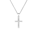 Wholesale Pendant Jewelry Rhodium Plated Plain Silver Cross God Retro Pendant 925 Sterling Silver Fine Jewelry Pendant