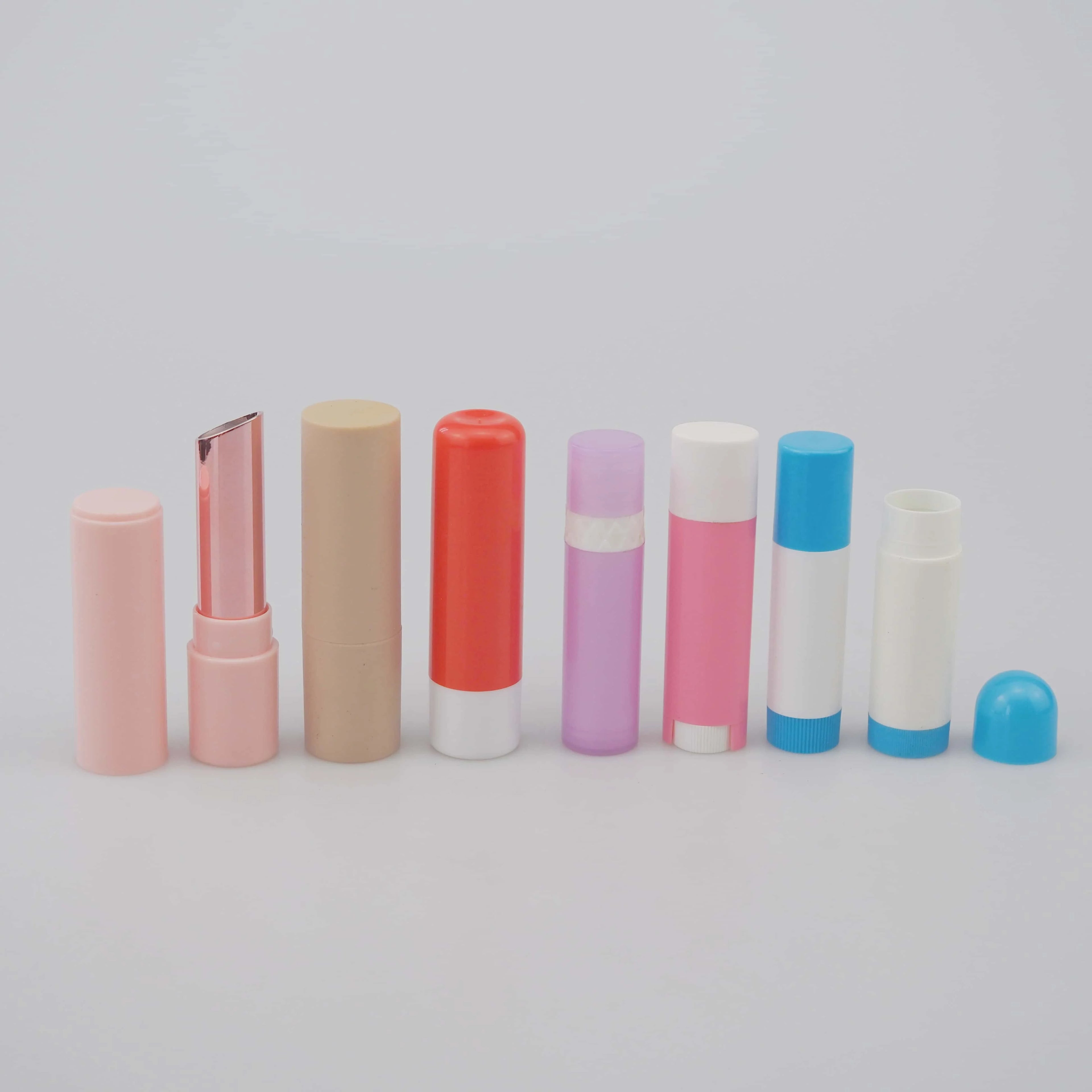 Cosmetic Lip Balm Deodorant Tube Custom Made logo Lip Balm Tube