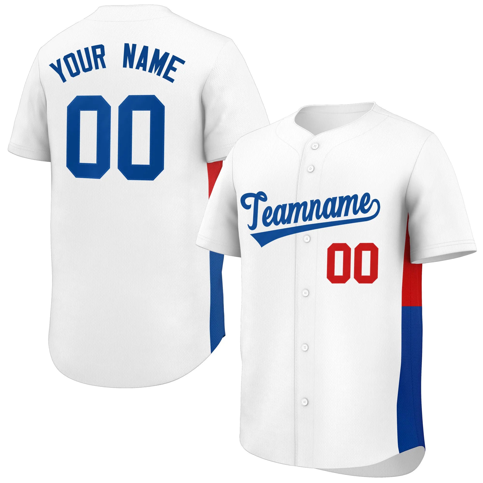 Custom Adult Baseball Jersey T-Shirts Breathable Team Uniform Plus Size Options with Printed Techniques