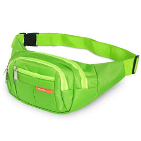 Wholesale Custom LOGO Men's Women's Outdoor Leisure Cross Body Fanny Pack Zipper Closure Black Plain Sports Design Manufacturers