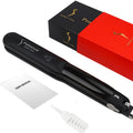 KangRoad Factory Wholesale PTC Fast Heating LED Temp Ceramic Tourmaline 2 in 1 Straightening Iron Steam Hair Straightener