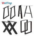 Iron Metal Furniture Legs Replacement for Tables Desks Coffee Tables-Adjustable Height Hotel & Kitchen Use