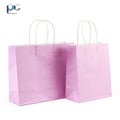 Wholesale Custom Printed White Kraft Paper Bag with Logo Handmade Models Economically Practical Shopping Bag Paper