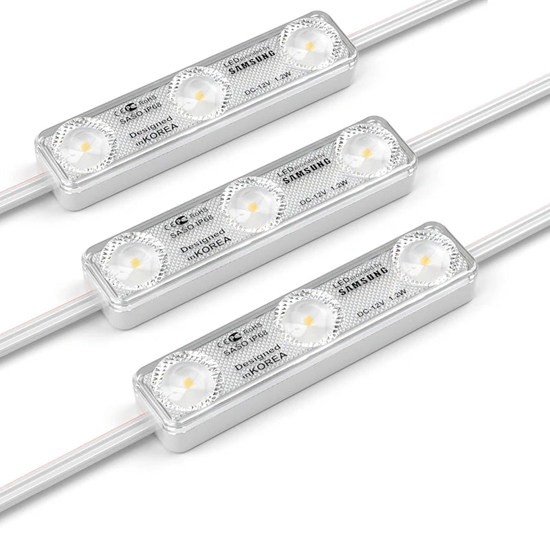 Letter Channel Decoration DC12V Modules SMD 3Chips Ip68 5730 LED 1.5w Ultrasonic LED Module