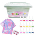 KHY Creative Group Activities Set for Kids Adults OEM 3-Color ASTM Certified Safe Fabric Tie Dye Art Supplies DIY Kit