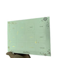 Custom Embossed Advent Calendar 12 Days Gold Foil Wax Melts Crystals Cardboard Box for Cosmetic Face Cream