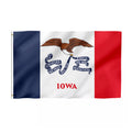 Promotional Product 48h Fast Delivery 3x5ft 100%Polyester Any Logo Screen Printing Used in Hospital Custom the Iowa Flag