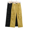 Women's XL Oversize Drawstring Sweatpants Baggy Low Waist Loose Vintage Hippie Trousers Pleat Decor Patchwork Design Yoga Winter
