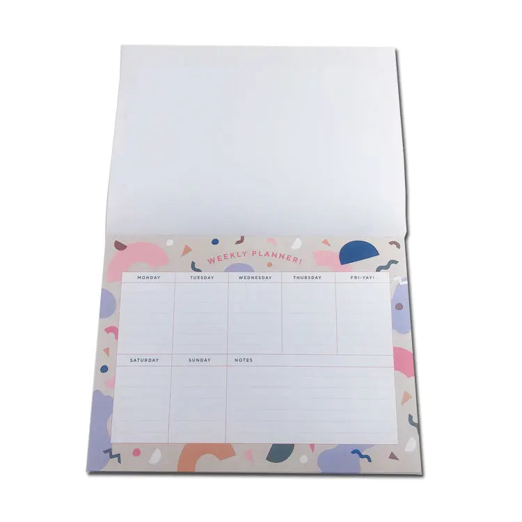 Custom Tearable 52 Weeks A4 Fridge Weekly Planner Printed Shopping List