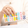 Stripes Huizi Wraps Custom Design Colorful Nail Polish Strips Nail Art Beauty Customized Logo Acceptable Easy Apply Excellent
