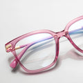 2129 Trending Women Transparent Square Blue Light Blocking Glasses Gaming Tr90 Anti Ray Eyeglasses Fashion Clear Eyewear