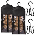 Popular Size 60*30 cm Wig Storage Bag With Hanger Hairpieces Ponytail Bundles Storage Carrier Case MegaBDM