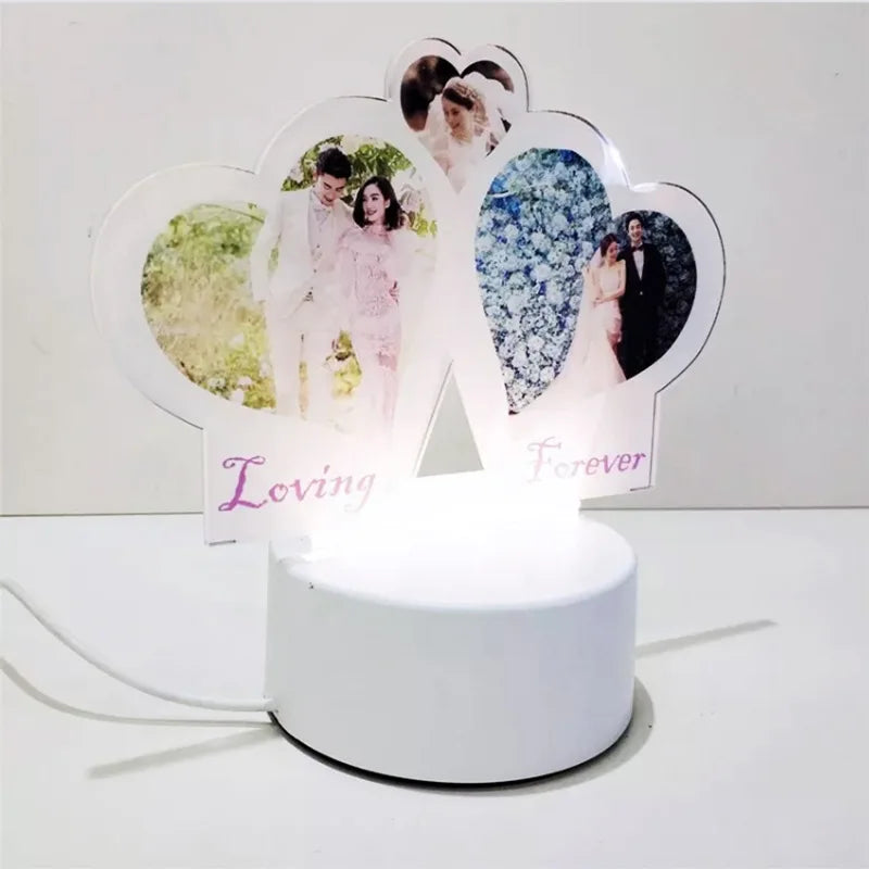 Sublimation Blank Lantern Lamp Photo Frames for Custom Wedding/Home/Hotel/Christmas Decor