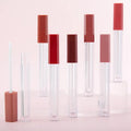 Wholesale 5ml Red Clear Cosmetic Container Private Label Mini Empty Lip Gloss Tube