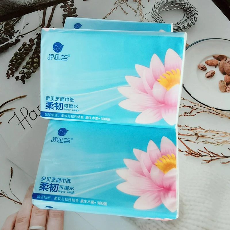 Virgin Wood Pulp Facial Tissues Soft 3-Ply Edge Embossed Customized Packaging Convenient for Home and Travel Pocket Box Styles